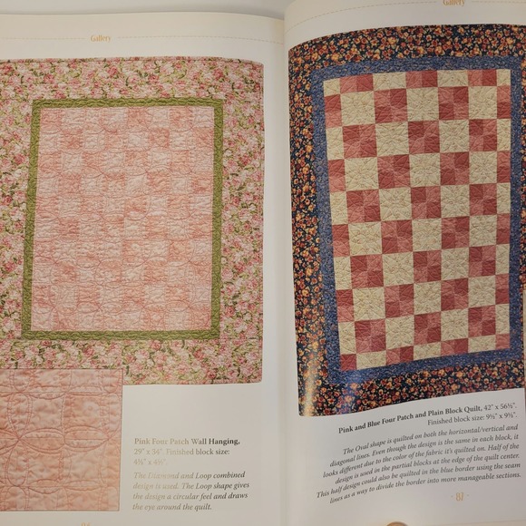 Free-Motion Quilting Made Easy Book 186 Designs From 8 Simple Shapes Larkin - Picture 8 of 10